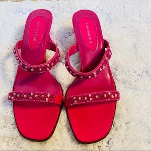 New in box, Peony Pink Dressy Sandals.